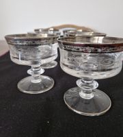 6 Murano Medici Sektschale /Platinrand