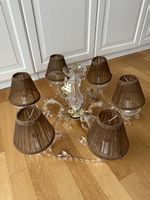 Eleganter 6-flammiger Kronleuchter, Ø60cm