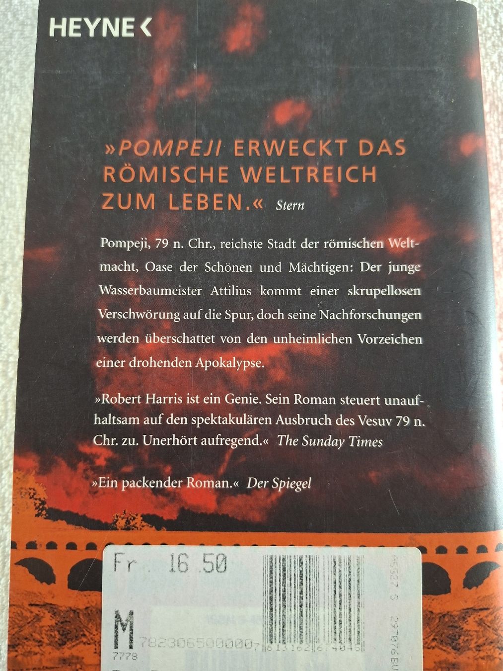 Libri: Pompeji, Robert Harris, Taschenbuch  – Usato da Grindelwald venduto da carro5 1