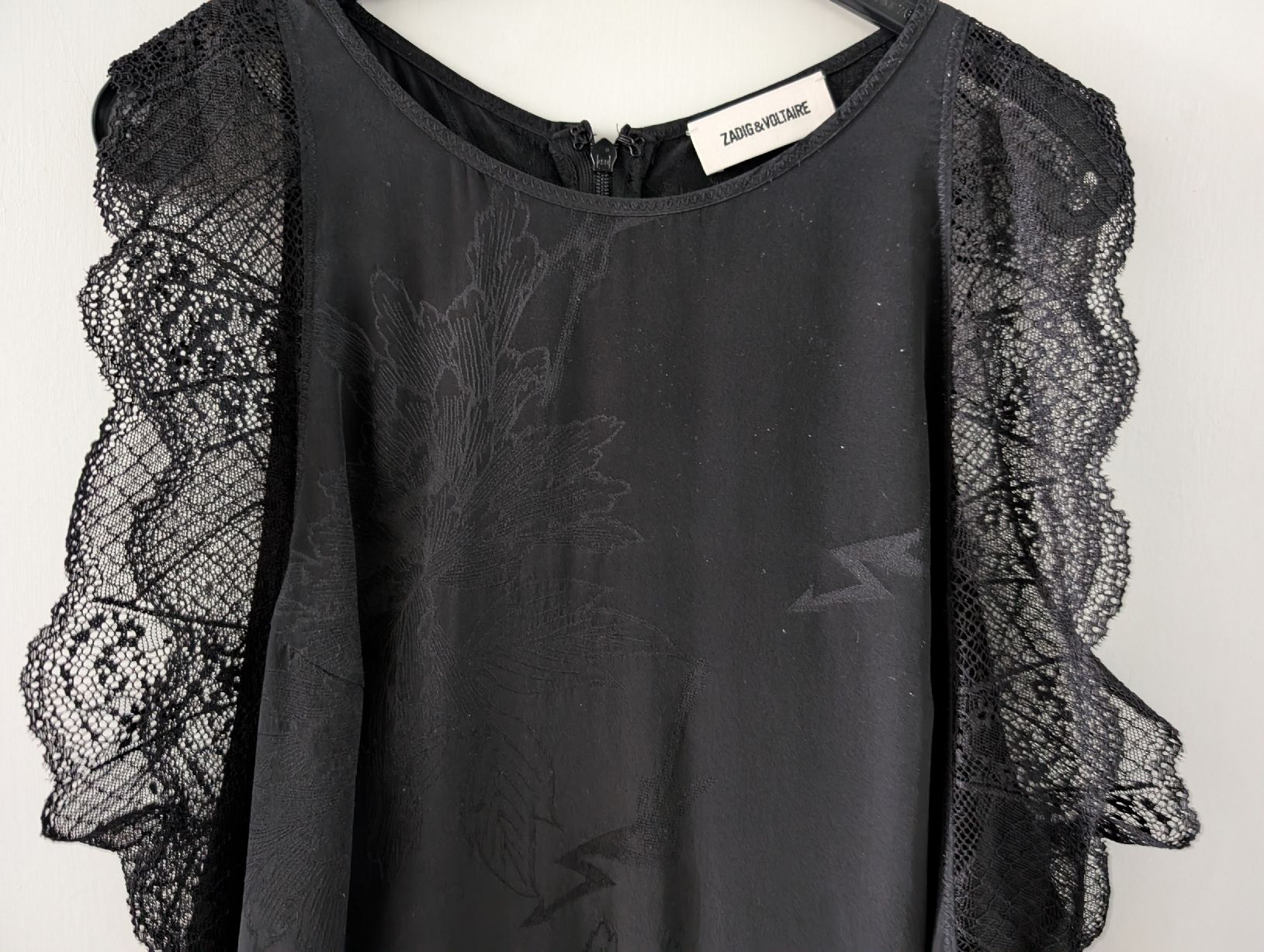 Zadig & Voltaire Kleider: Zadig & Voltaire Seiden-Kleid Gr.S – Gebraucht aus Basel von Kunstbild 1