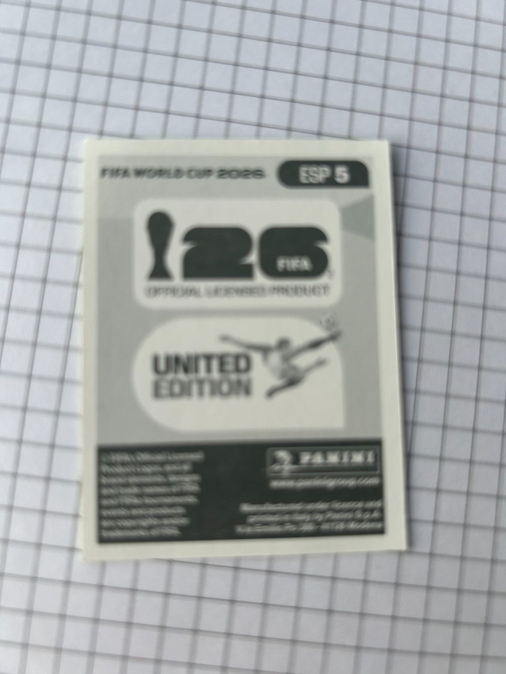 Panini Carte collezionabili: Panini FIFA World Cup 2026 - ESP 5 – Usato da Zumikon venduto da meter03 1