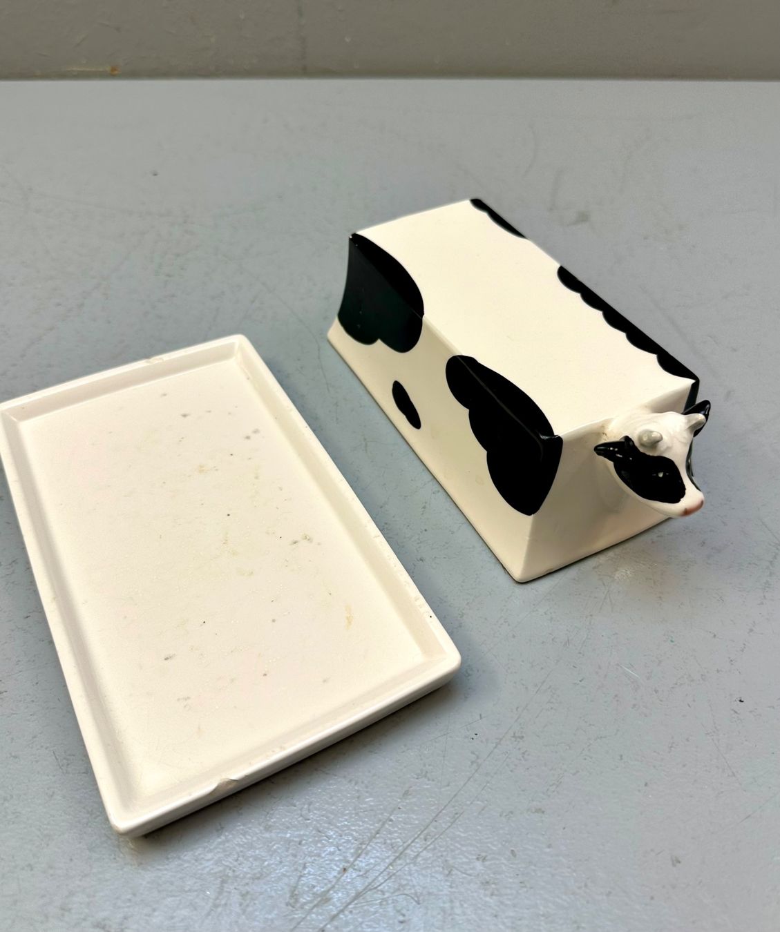 Sonstiges Geschirr: BUTTERDOSE “KUH” AB 1.- !!! – Gebraucht aus Zürich von NIKI777 1