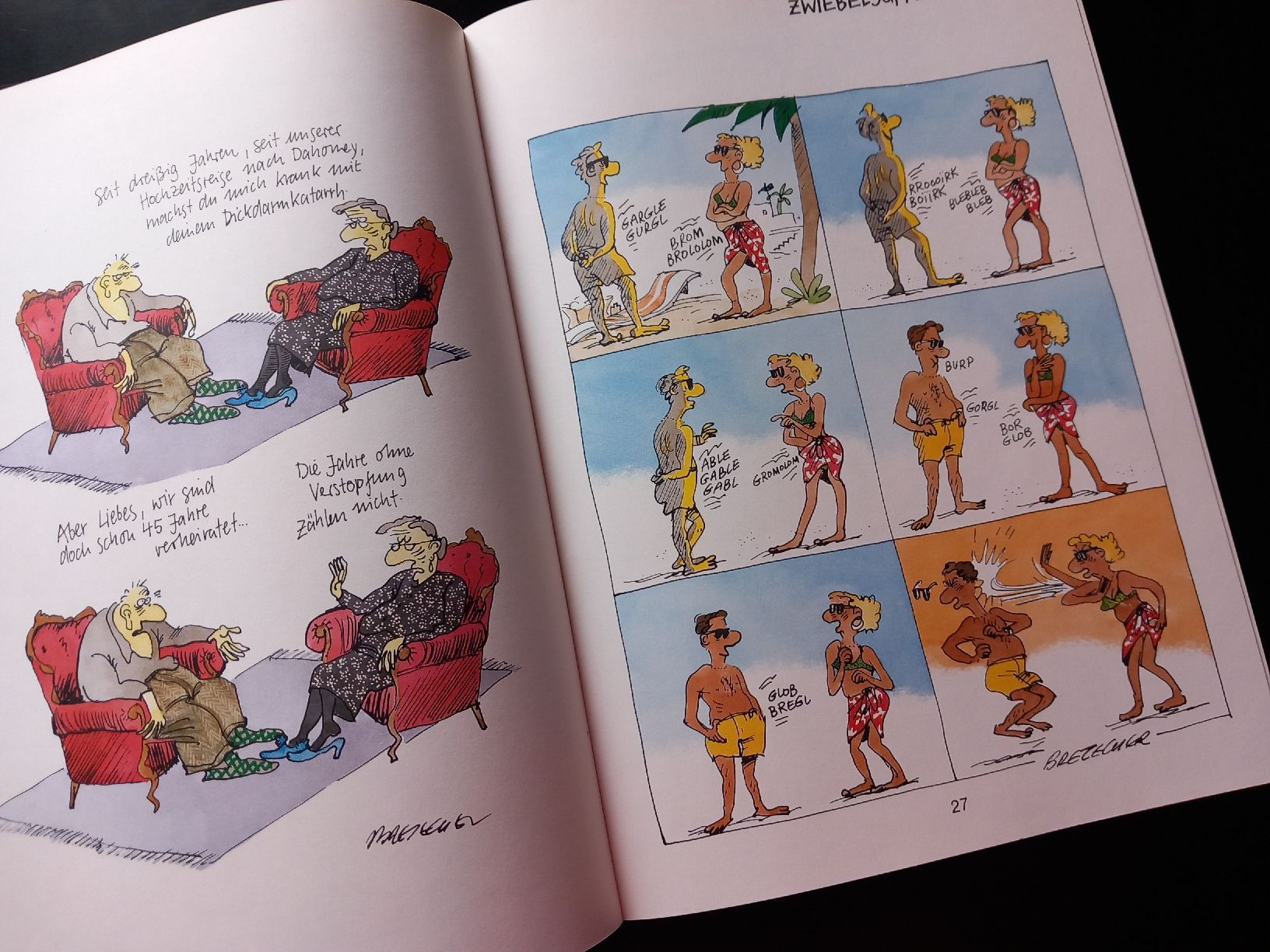 Fumetti: Claire Bretecher "Touristen" Comic, Rowohlt, Top – Usato da Nänikon venduto da Haexli_70 2