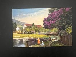 Ansichtskarte Land-Idylle koloriert 1915  (V223)