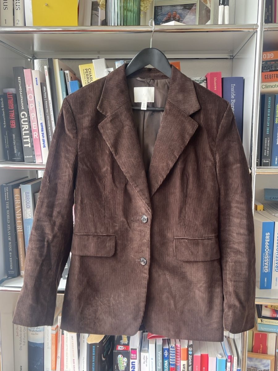 H&M Giacche: Brauner Cord Blazer von H&M, Grösse S – Usato da Zürich venduto da Paula1992