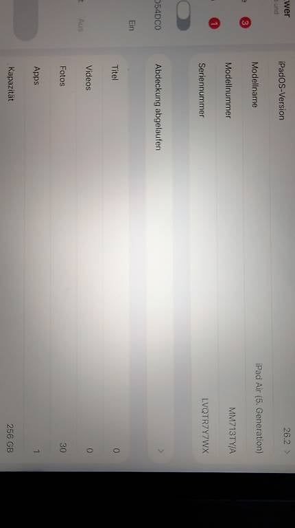 Apple Tablet PC: iPad Air 5. Generation 256GB Cellular/wifi – Gebraucht aus Steffisburg von chris_w01 3