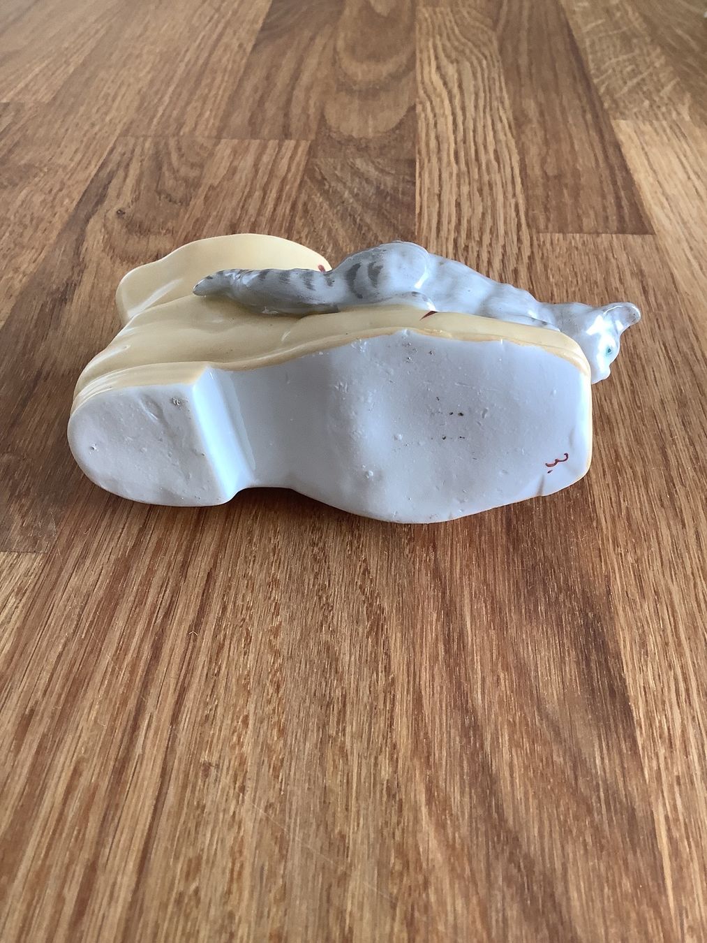 Figuren: Porzellanfigur Katze mit Maus – Gebraucht aus Adliswil von Guempi1 3