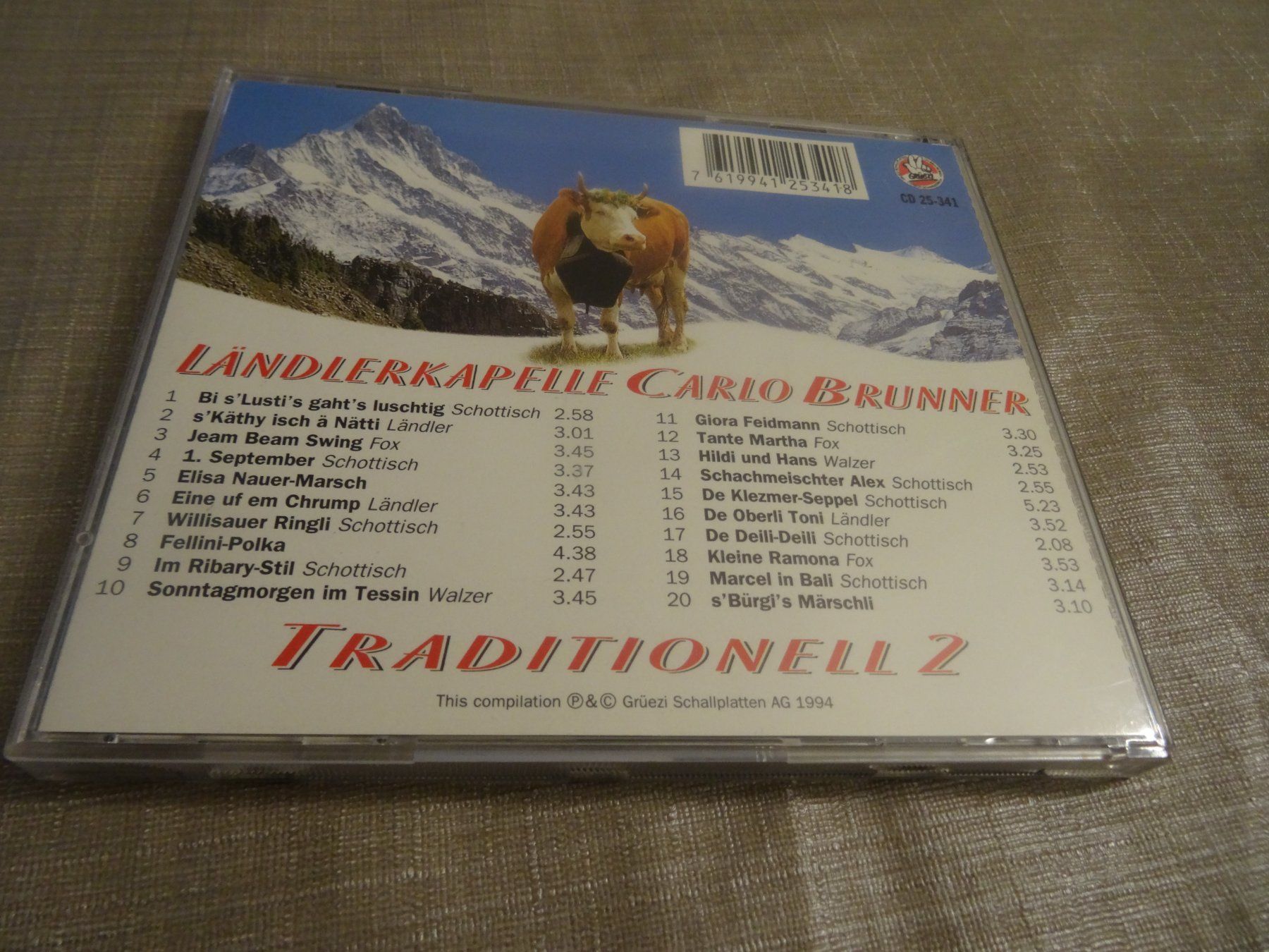 CD: Carlo Brunner - Traditionell 2 CD - – Usato da Olten venduto da Disc-Ausverkauf 1