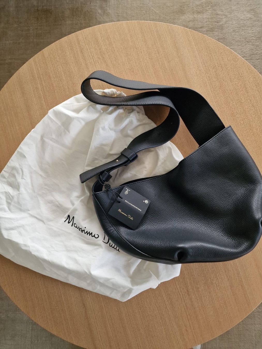 Massimo Dutti Borse da donna: Massimo Dutti Ledertasche, neu, Schwarz – Nuovo e nell'imballaggio originale da Seftigen venduto da G00 4
