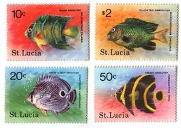 Briefmarken "Fische". St. Lucia