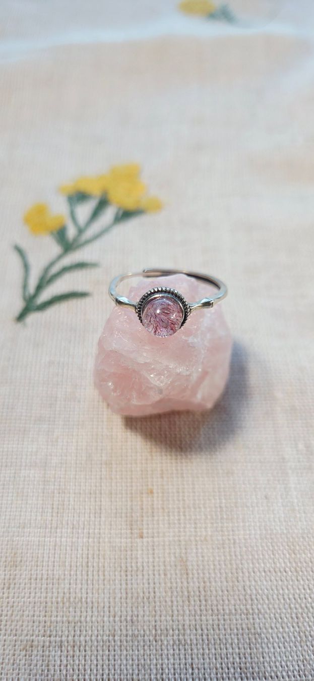Anelli: NEW - S925 Super Seven Crystal Ring (Adjustable) – Nuovo (secondo la descrizione) da Zürich venduto da cin_wcf6 2