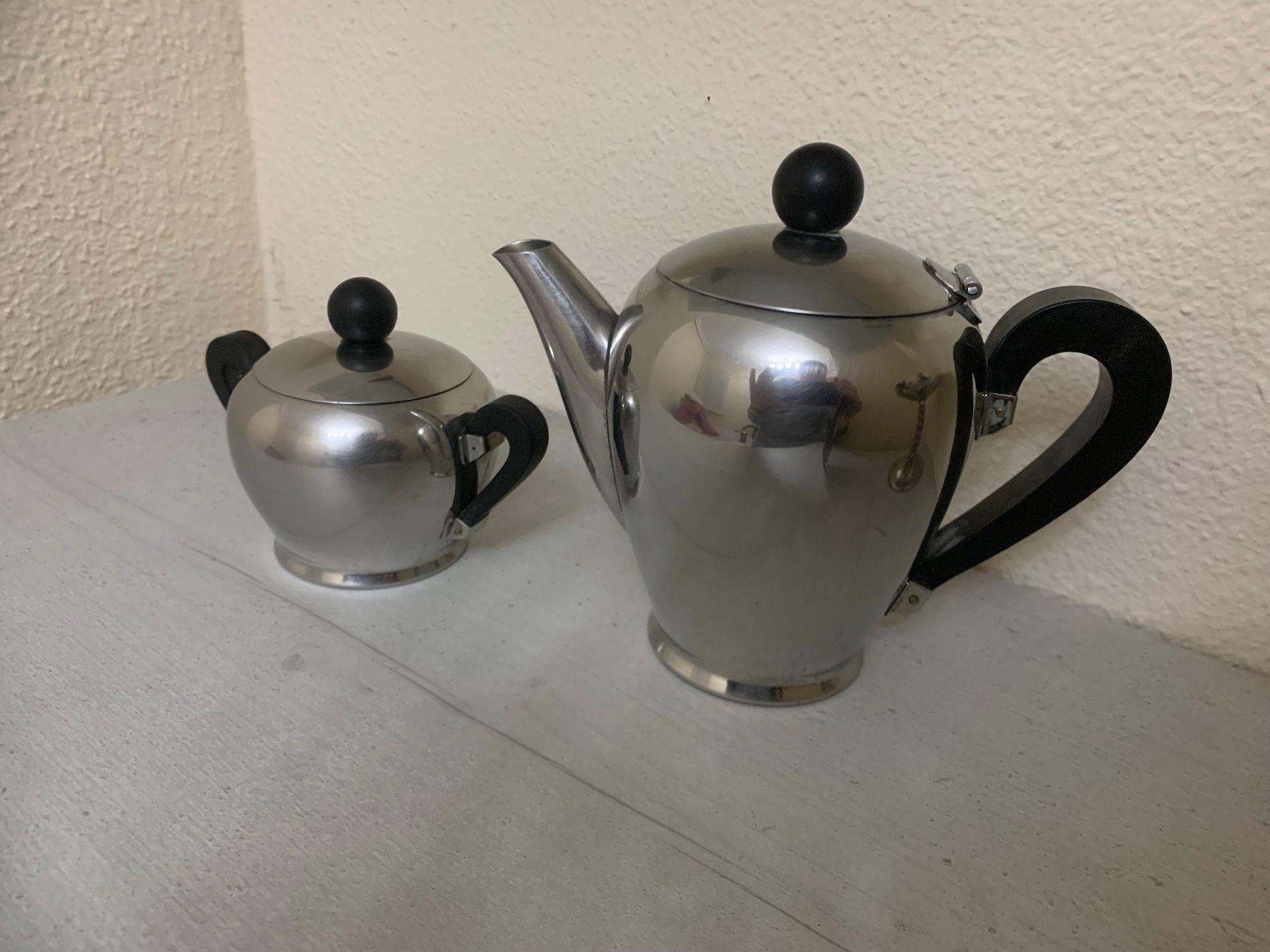 Alessi Teiere: Cafetière et sucrier Alessi – Usato da Neuchâtel venduto da Aquila99 1