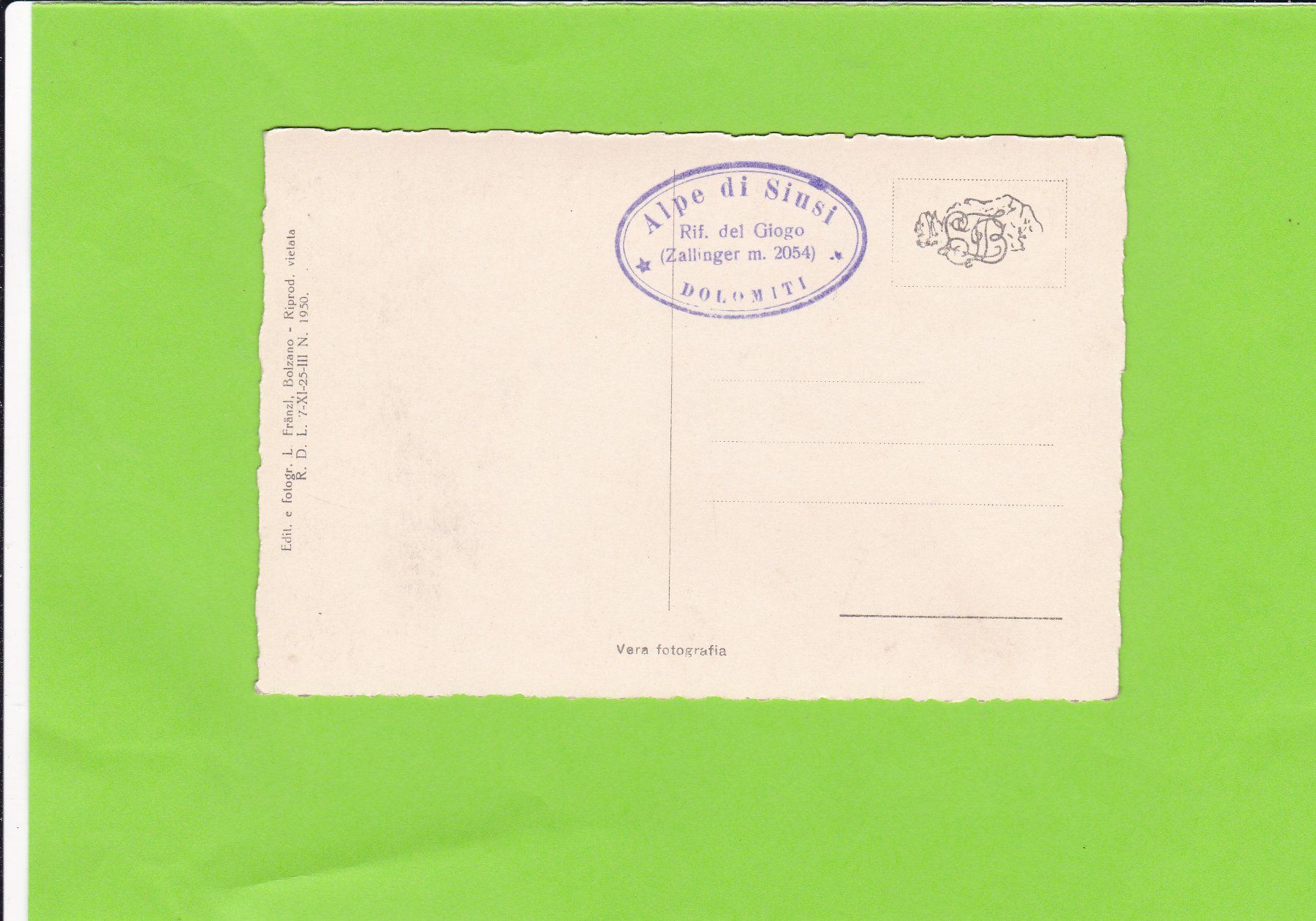 Cartoline postali: Alpe di Siusi-Dolomiti – Usato da St. Peterzell venduto da neckertal 1