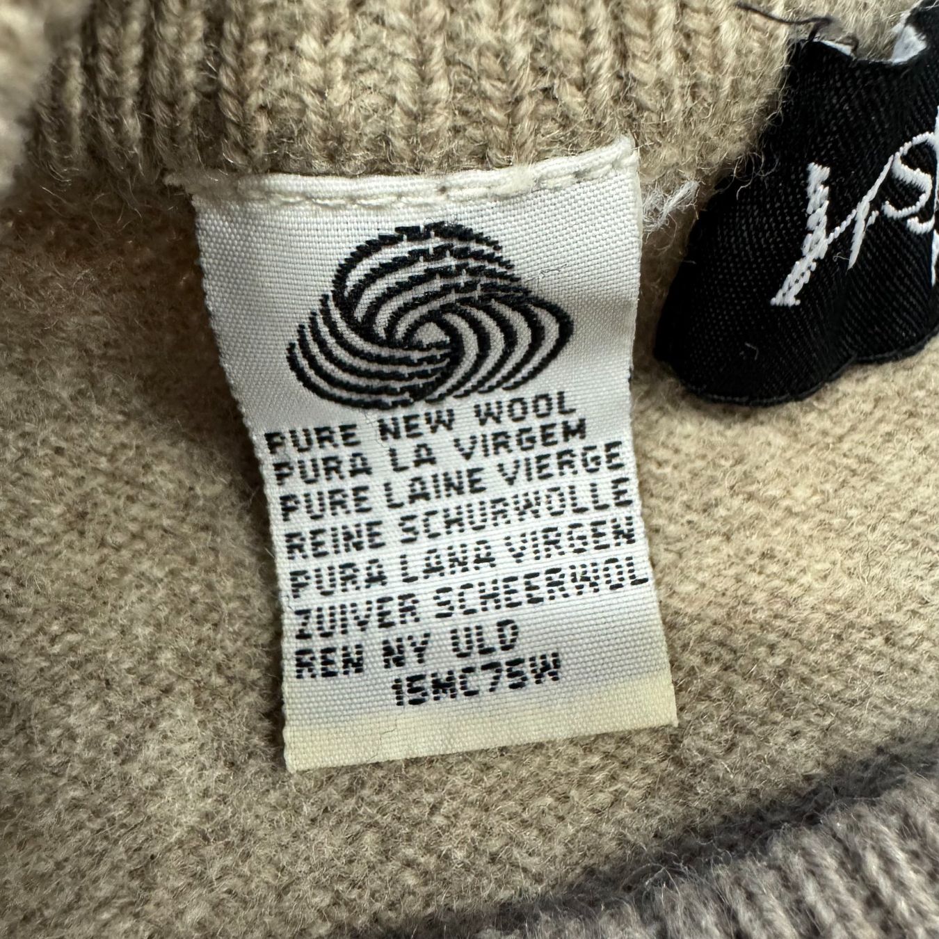 Saint Laurent Maglioni & Felpe: Yves Saint Laurent vintage wool sweatshirt 90s pull authenti – Usato da St. Gallen venduto da sourced_limited 4