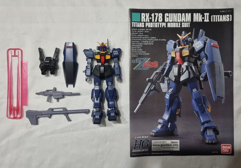 Bán mô hình lắp ráp RG 07 RX-178 Gundam MK-II Titans