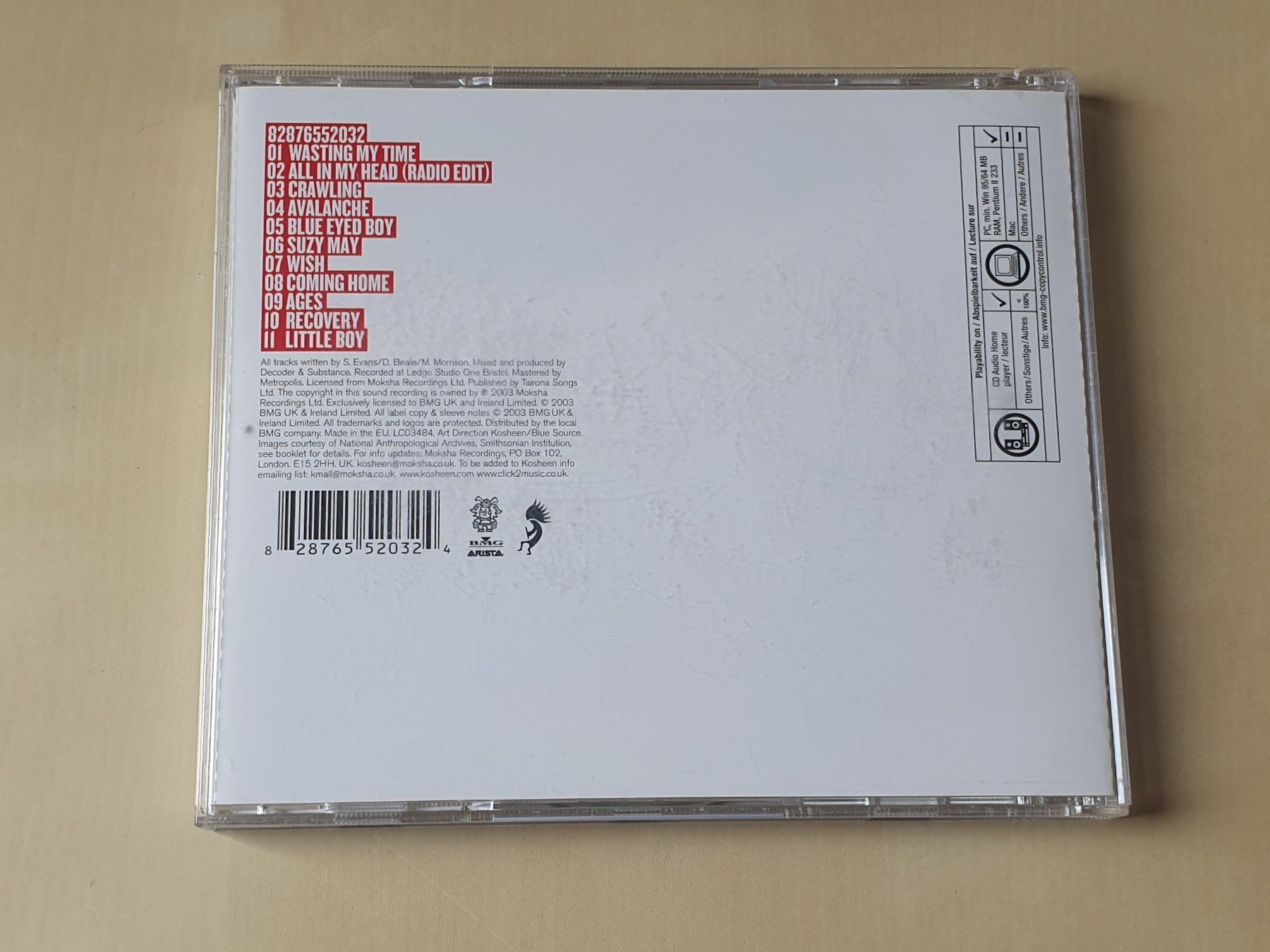 CD: Kosheen Kokopelli – Usato da Stansstad venduto da collectorsshop 1