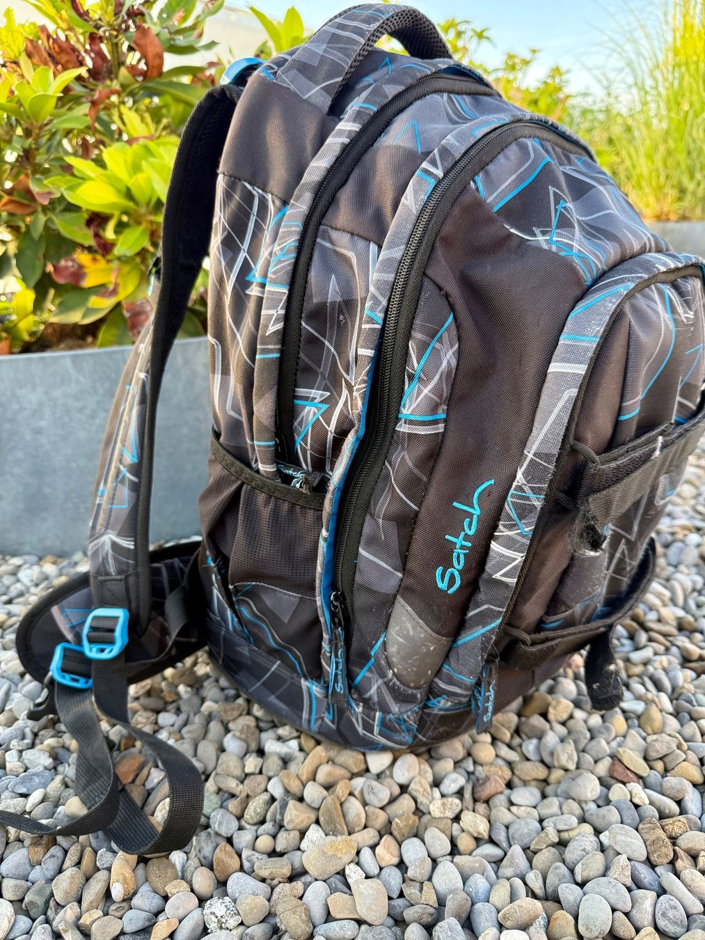 Satch Kindertaschen: Satch Schulthek schwarz grau blau – Gebraucht aus Cham von Contuc 1