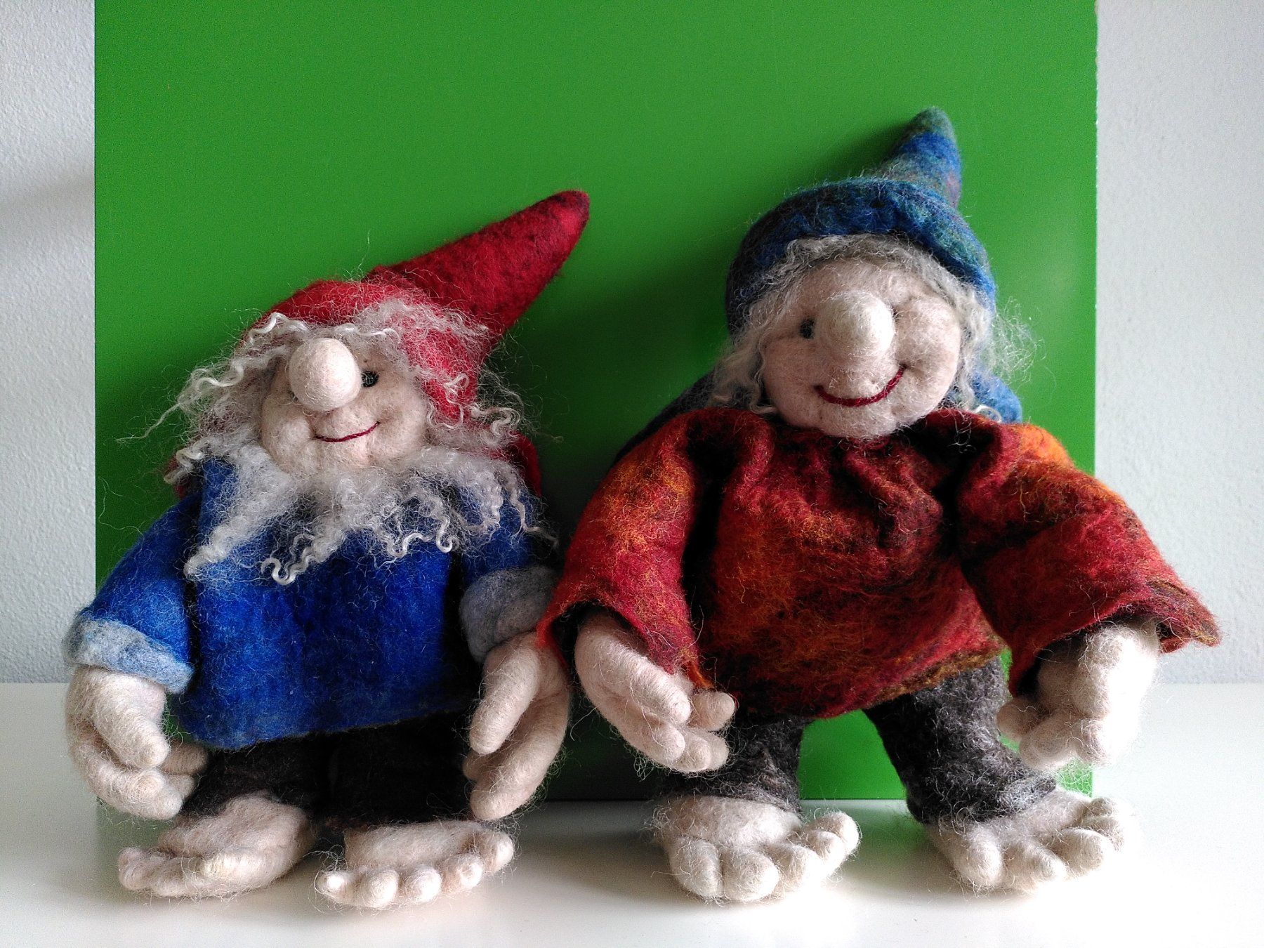 Figuren: Zwerge aus Filz – Gebraucht aus Dürnten von