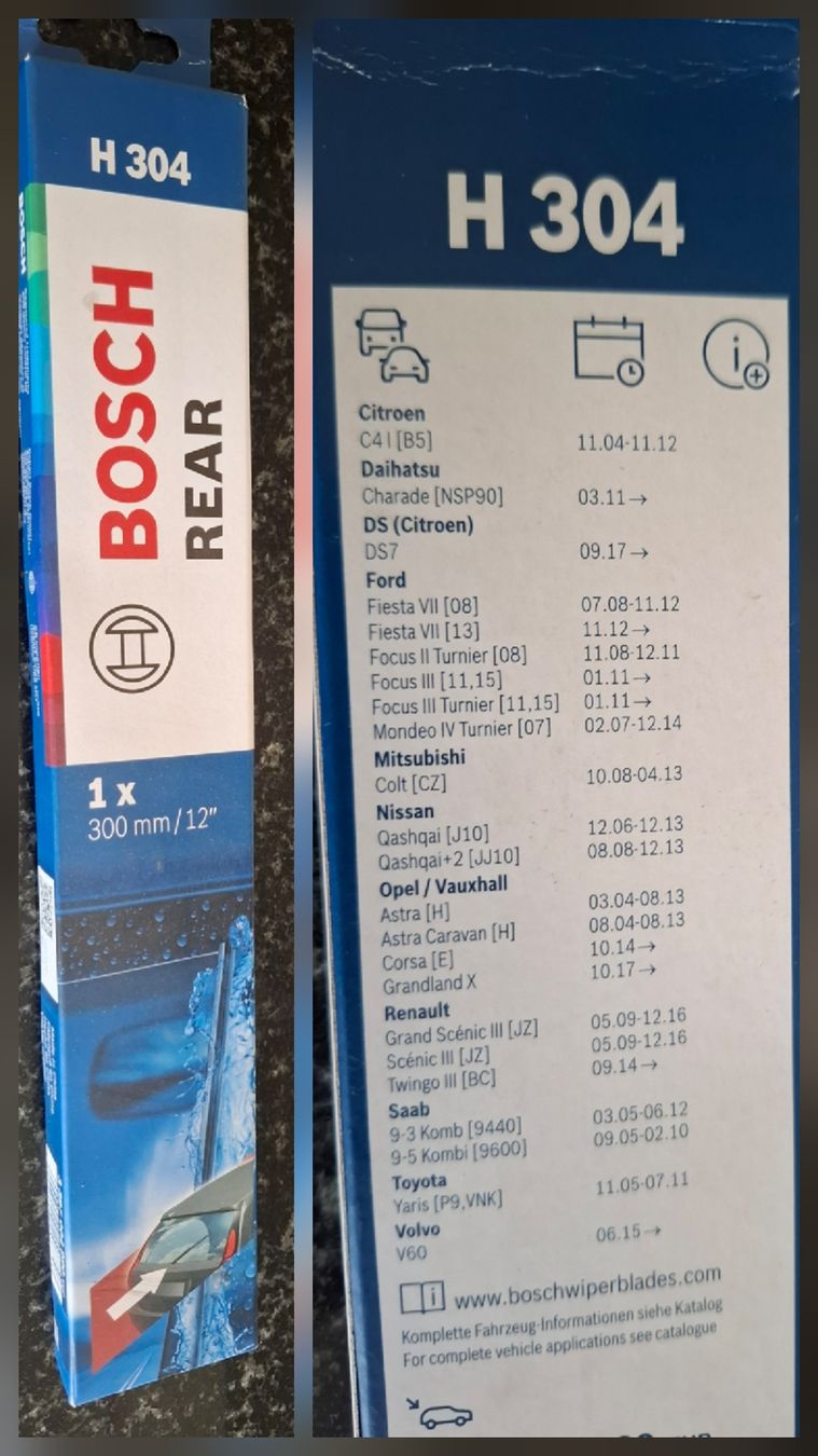 Bosch Alle Autoersatzteile: Scheibenwischer – Neu und originalverpackt aus bischofszell von Nadja.Stadi