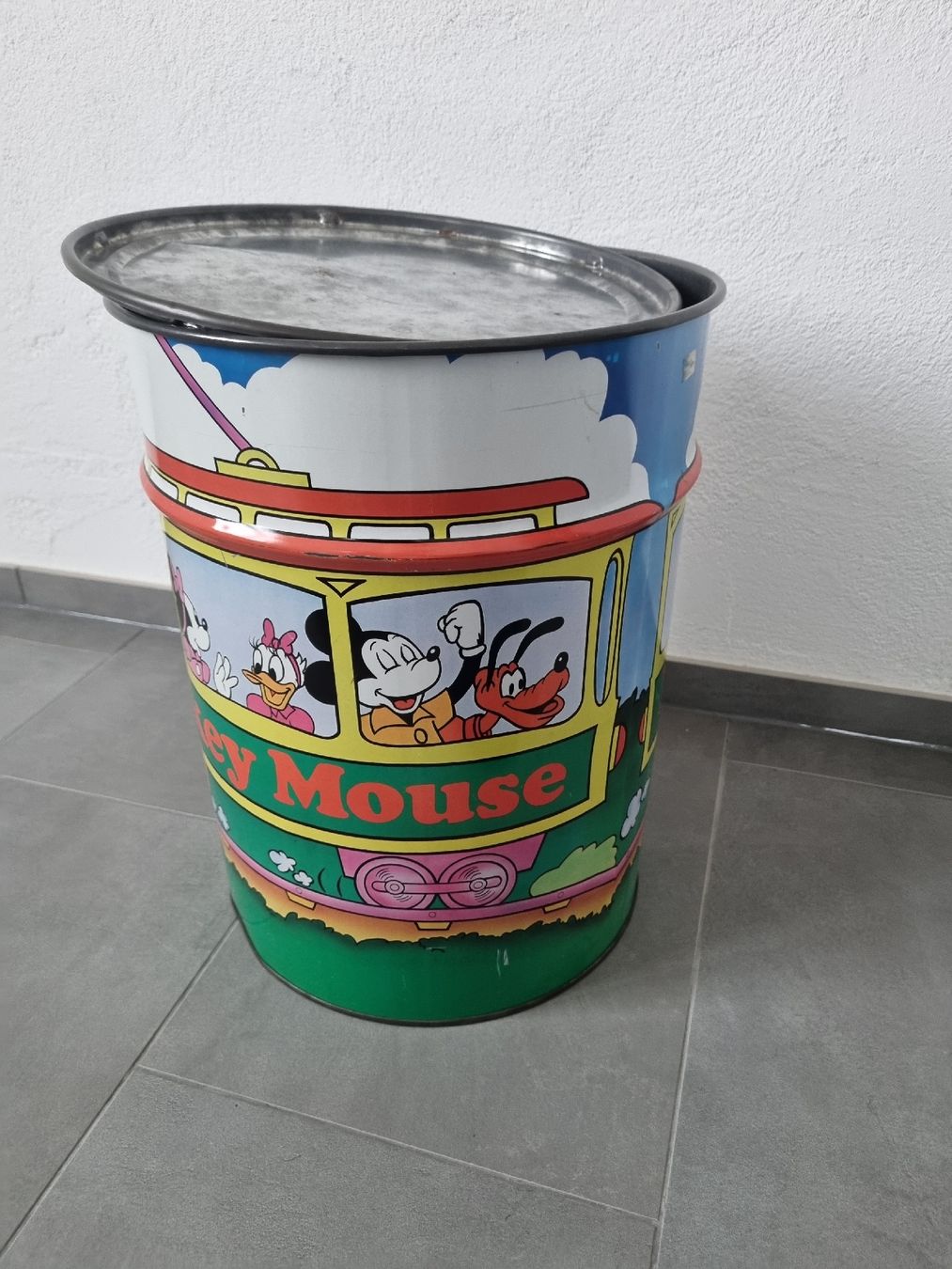 Cestini per rifiuti: Sitztonne Mülleimer Micky Maus – Usato da Wangen b. Olten venduto da beechstreet 1