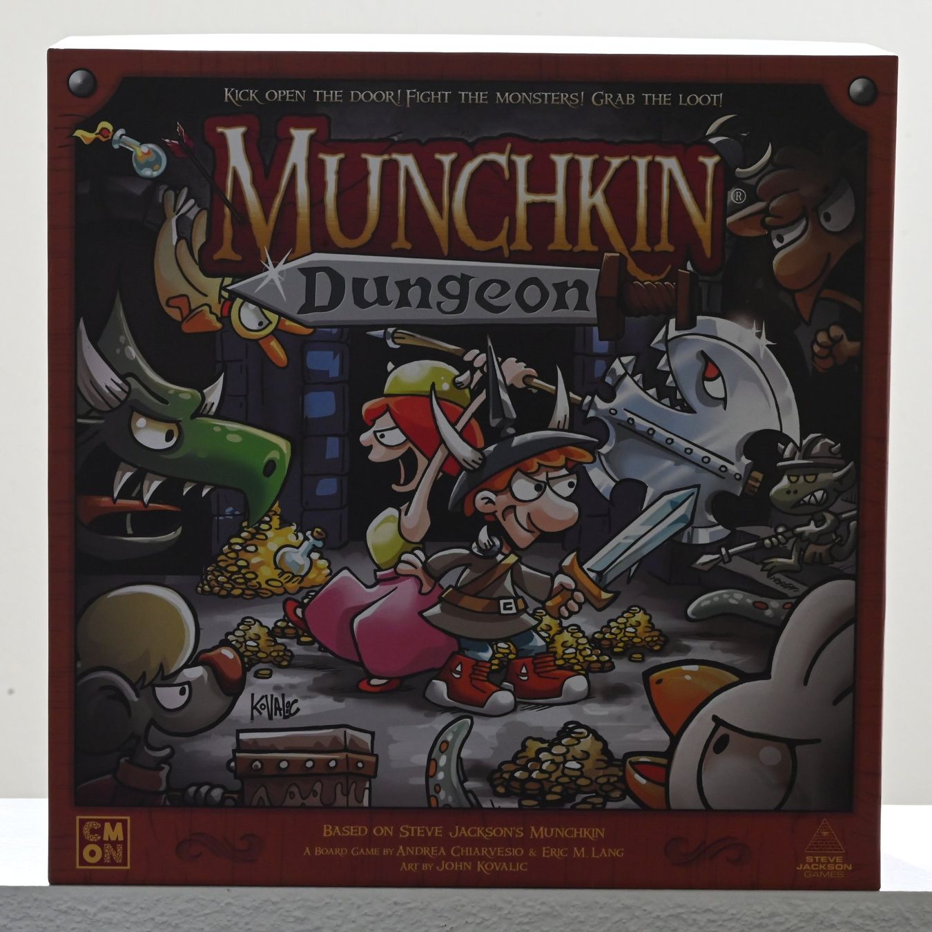 Giochi: Munchkin Dungeon - Kickstarter Advanced Dangers & Dungeons – Nuovo (secondo la descrizione) da Kloten venduto da link.alekine