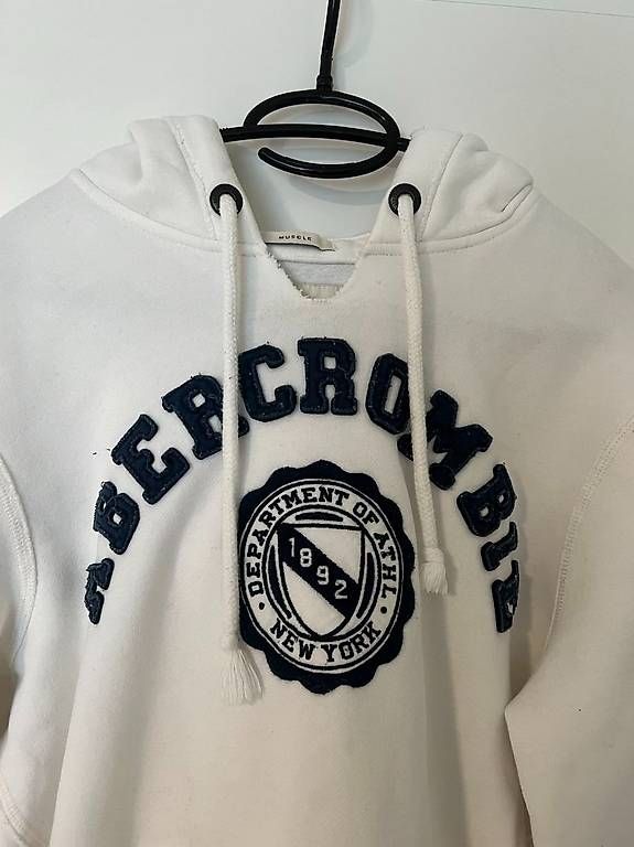 Maglioni & Felpe: Abercrombie Pullover Muscle Fit Weiss S Herren – Usato da Lufingen venduto da luc_g6rv 2