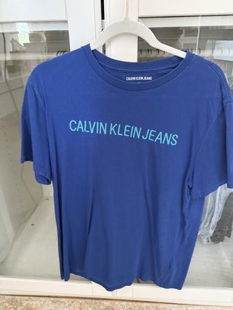 Calvin Klein Jeans T-Shirt blau Grösse M 