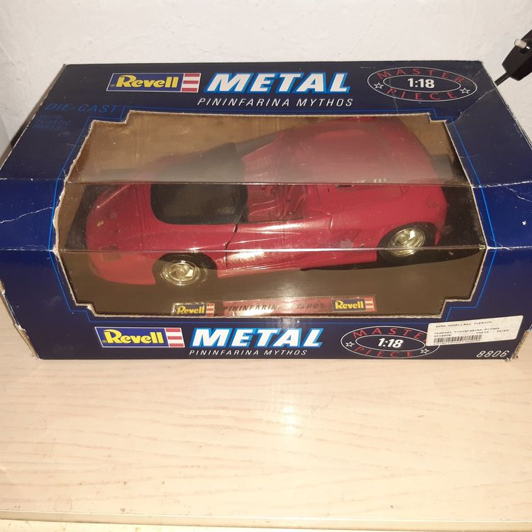 Revell 1/18 1984 Réf. 8806 Rare Pininfarina Mythos Cabriolet Rouge