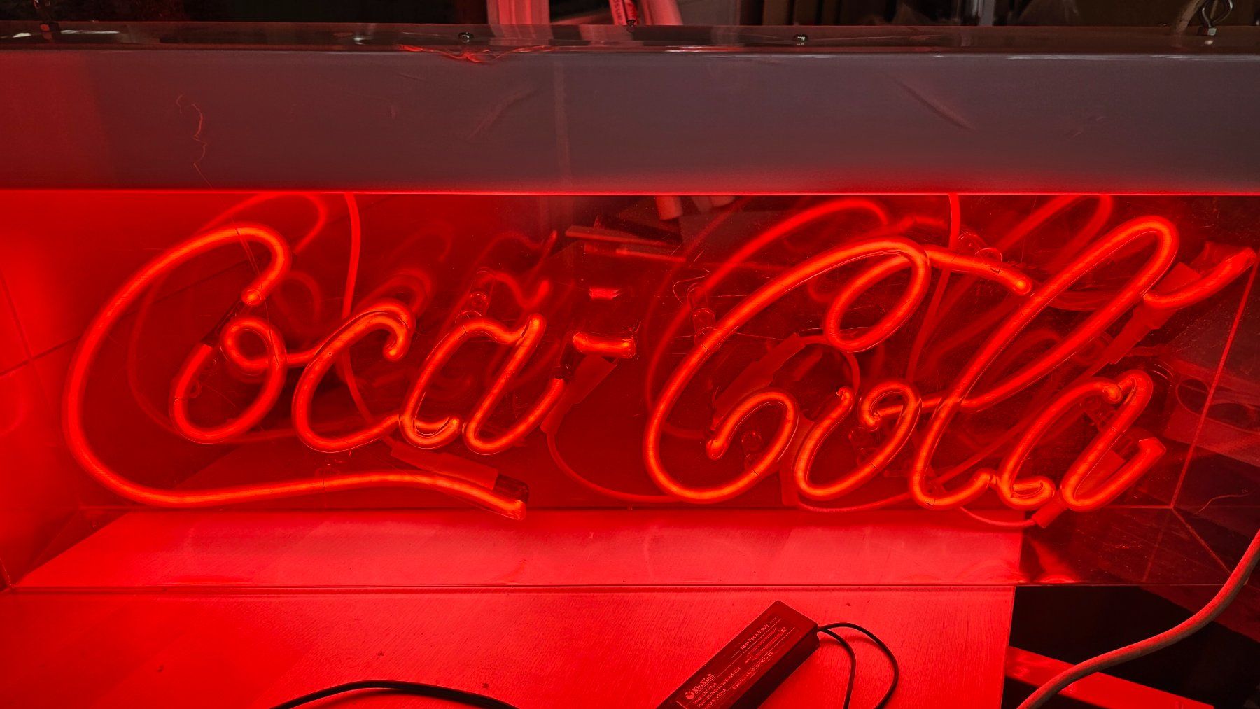 Coca-Cola Insegne: Werbeschild Coca Cola echtes NEON – Difettoso da Bettlach venduto da Natan3 1