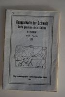 Generalkarte der Schweiz 1:250'000, Blatt IV 1935