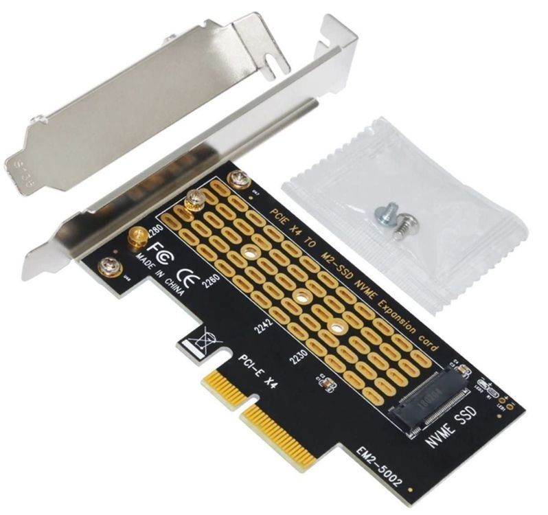 Unità & Adattatore: PCIe to M.2 NVMe Adapter – Nuovo e nell'imballaggio originale da Sursee venduto da allduino 1