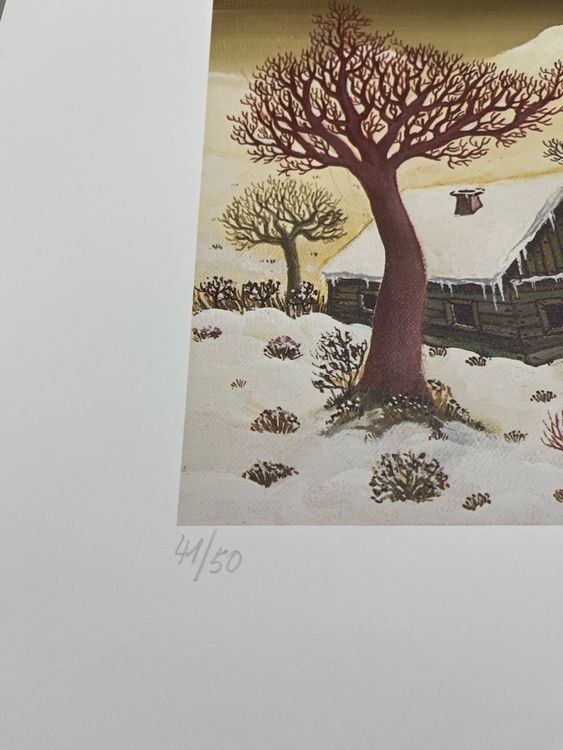 Foto & Immagini: A. KAUFMANN KUNSTDRUCK SIGNIERT NUMMERIERT – Usato da Gersau venduto da grafik-kunst 2