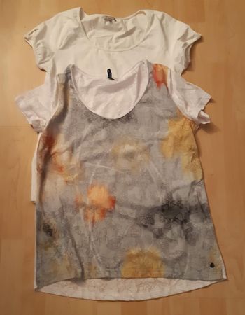 Damen T-Shirts, Gr. M, Marke: CECIL + MADDISON