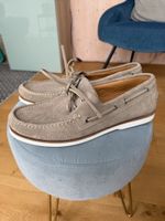 Chaussures bateau Navyboot en daim beige, taille 43