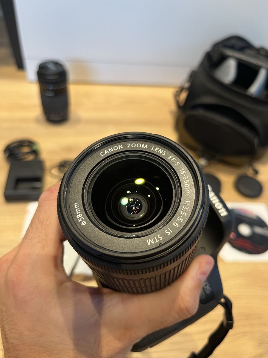 Canon Fotocamera: Canon EOS 750D Kamera Set mit Zubehör – Usato da Basel venduto da philuftikuss 4