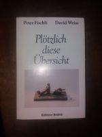 FISCHLI Peter DAVID Weiss kultbuch  Erstausgabe rar