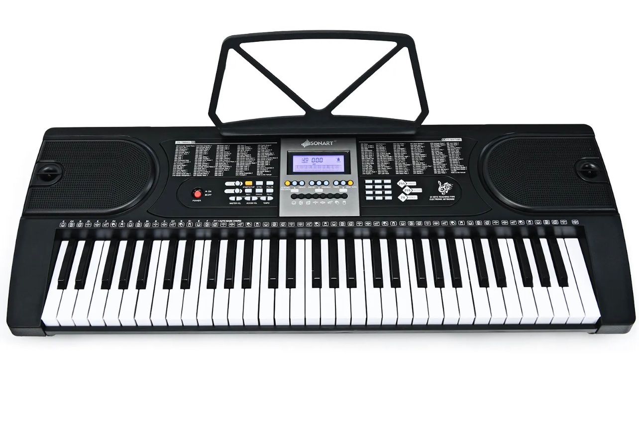 Musikinstrumente: + 61 Tasten Keyboard  E-Piano + Ständer kopfhörer – Neu und originalverpackt aus Amriswil von  8