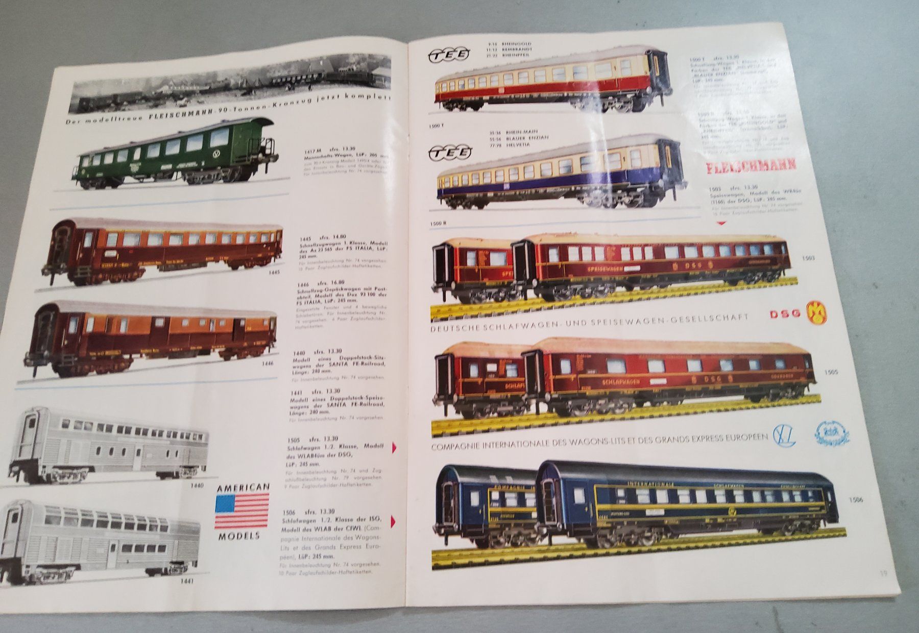 Fleischmann Modellini di ferrovie: Alter FLEISCHMANN Modelleisenbahn Katalog 1967 – Usato da Grüningen venduto da VENOM59 2