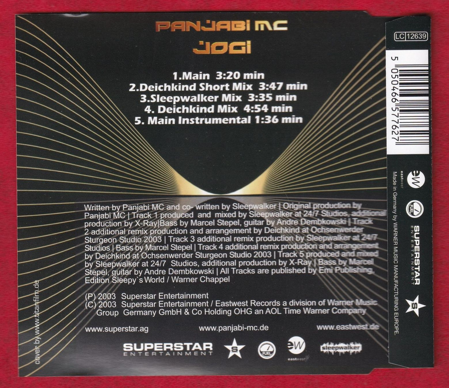 CDs: Panjabi MC - Jogi (CD-Maxi-Single) – Gebraucht aus Zürich von Pfluftl2000 1
