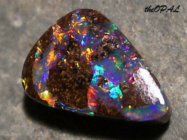 Pietre preziose: theOPAL *** TOP BOULDER MATRIX OPAL 2,43ct (Australien) *** – Nuovo e nell'imballaggio originale da Ebnat-Kappel venduto da theOPAL 2