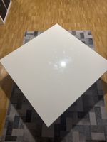 Tavolino bianco con cassetto e vano portaoggetti L100 P100