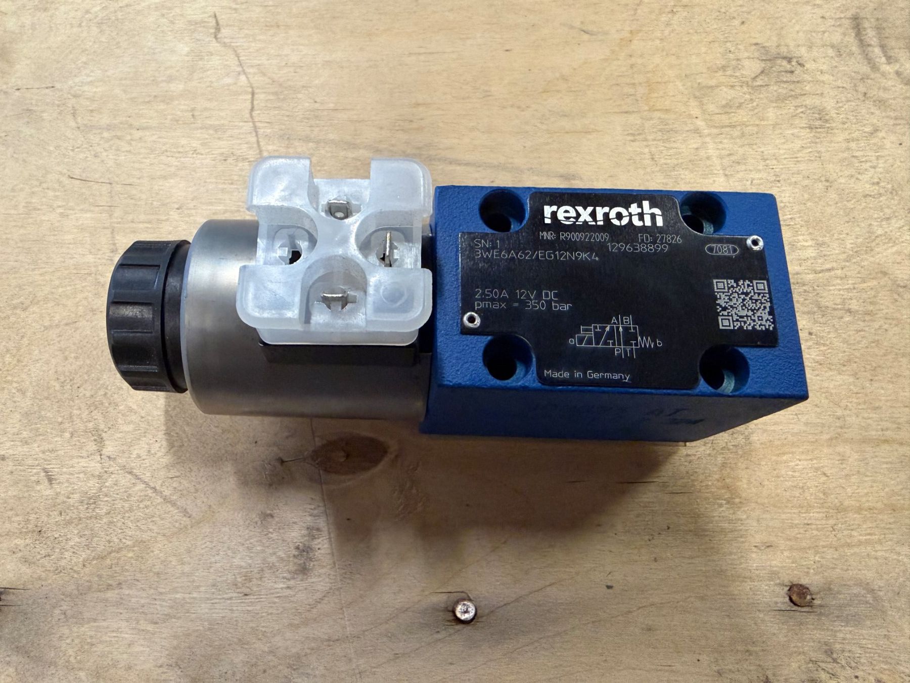 Componenti elettronici: Rexroth Magnetventil R900922009 – Nuovo (secondo la descrizione) da Oberbipp venduto da QUBAG_Fahrzeugbau_AG 1