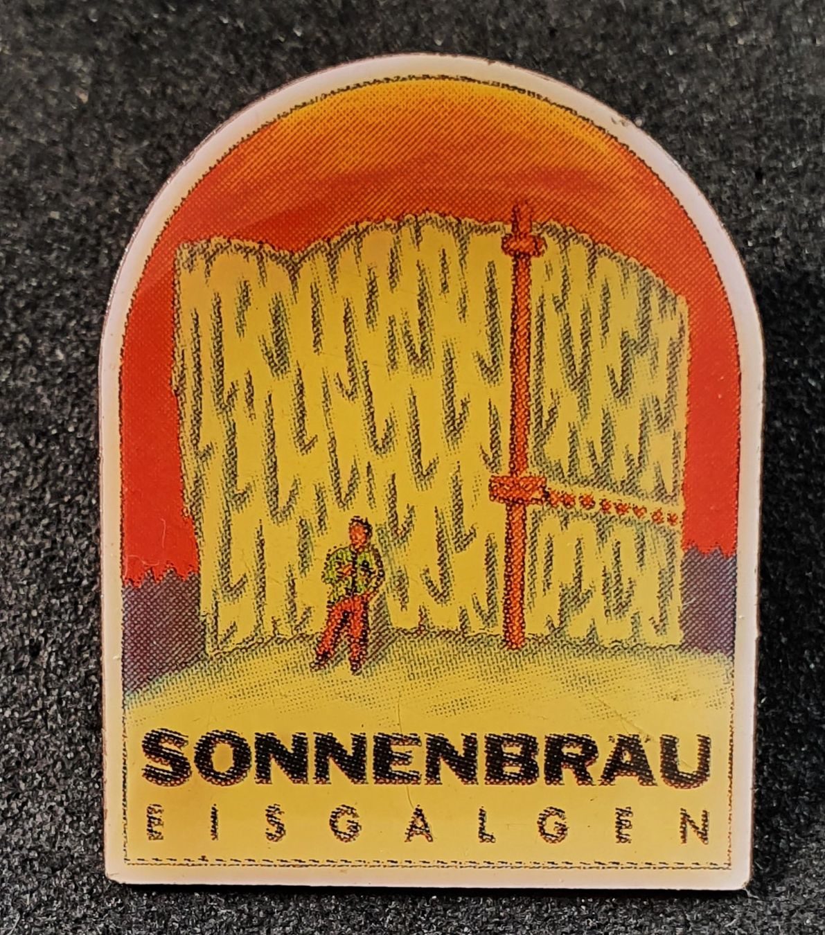 Placchette & Badge: BB918 - Pin Bier Beer / Sonnenbräu Eisgalgen – Usato da Reinach BL venduto da Boston-Verkauf