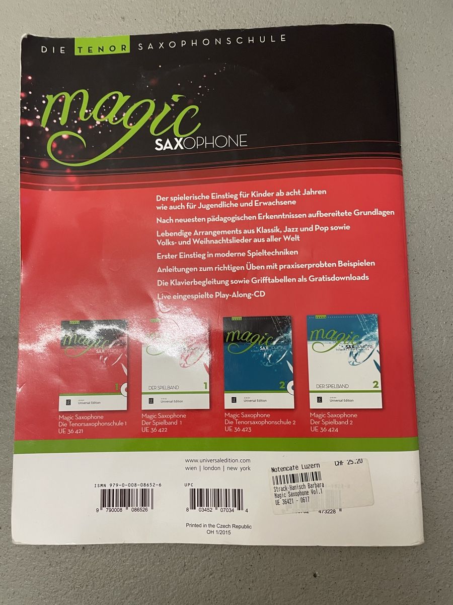 Libri: Magic Saxophone nr. 1 – Usato da Männedorf venduto da iza04 1