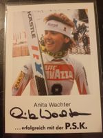 Anita Wachter - handsignierte alte Karte