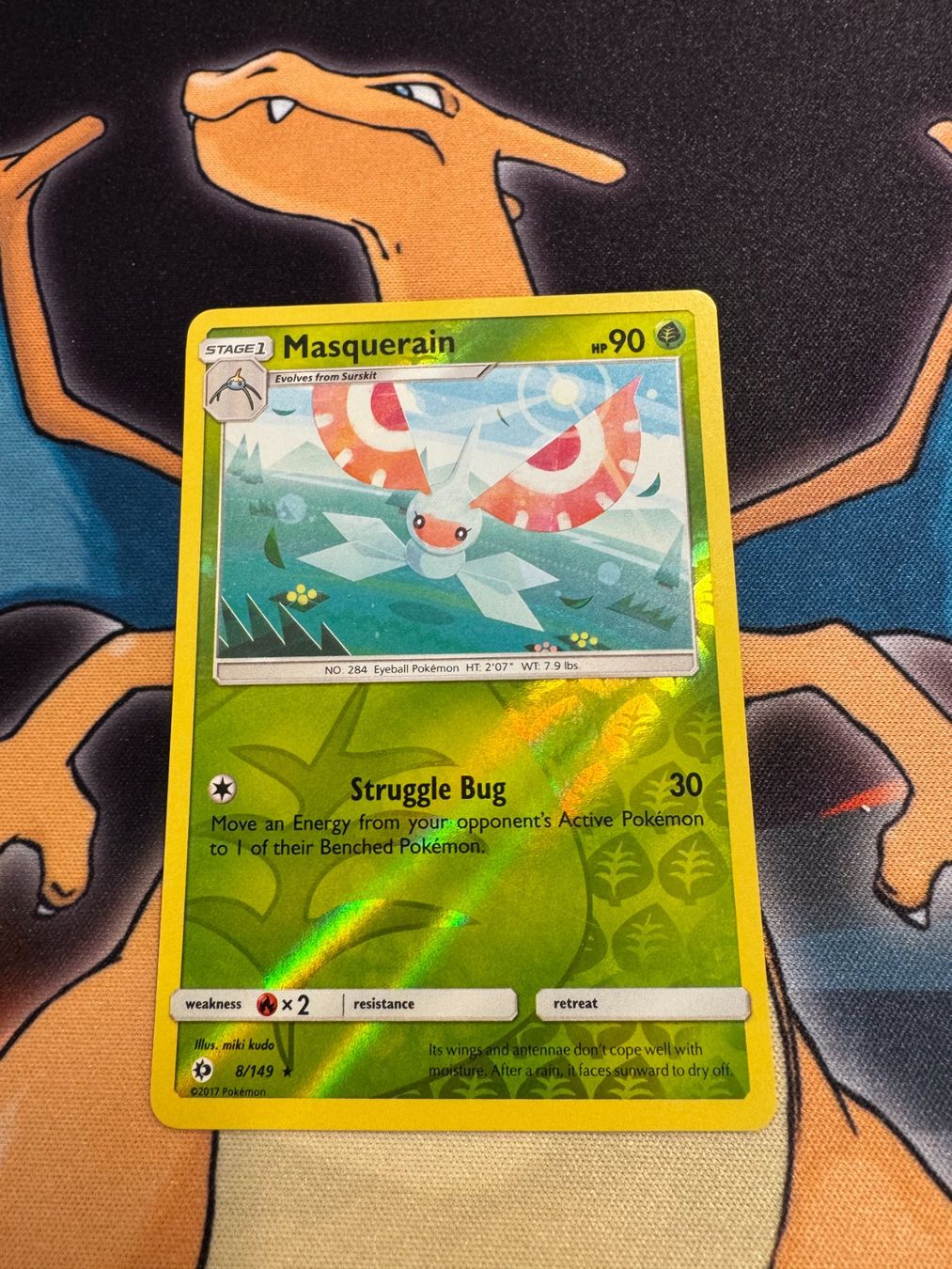 Pokémon Carte collezionabili: Masquerain (SUM 8) - Reverse Holo - Sun & Moon – Nuovo (secondo la descrizione) da Bülach venduto da Pfrenzel