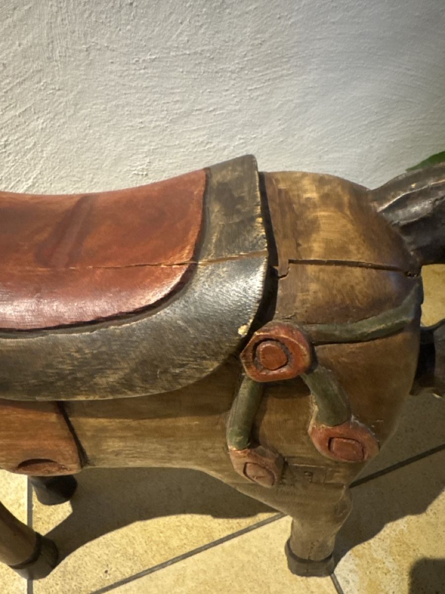 Figurines: Deko Holzpferd massiv – D'occasion à Füllinsdorf par Nanna22 3