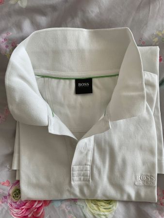 Hugo Boss Poloshirt Gr XXXL weiss NEU!