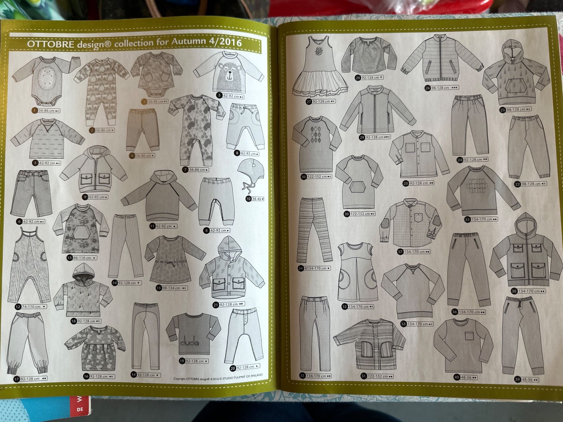 Zeitschriften & Magazine: Nähzeitschrift Ottobre 4/16 – Gebraucht aus Grüningen von lovinho 1
