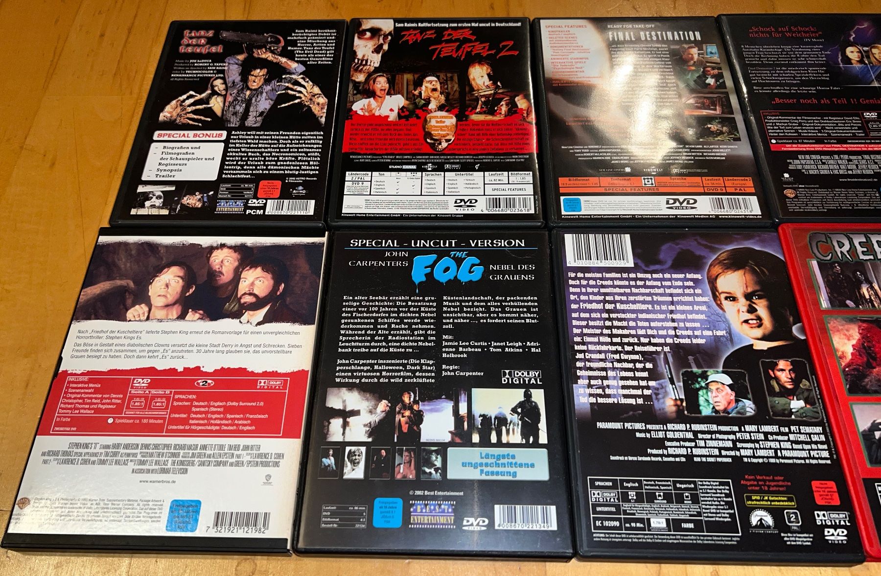 Tutti i DVDs: Horror Evil Collection [12 DVDs] – Usato da Unterengstringen venduto da NOISE 4